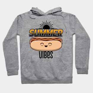 SUMMER Vibes Kawaii Hot Dog Lover Hoodie